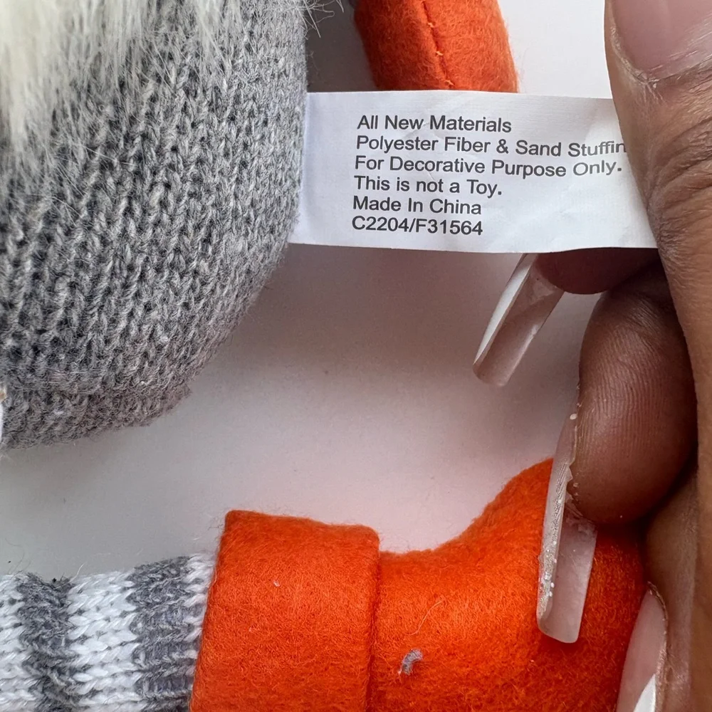 JCPenney Festive Holiday Gnome Decor - Red and White - Picture 5 of 8